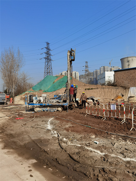 西安市紅光路，熱電廠，三星工業(yè)園區(qū)電力工程基坑支護施工